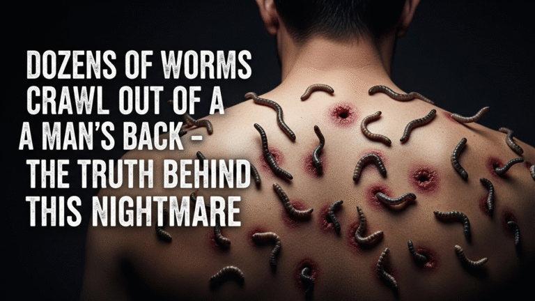 🐛⚠️ “Dozens of Worms Crawl Out of a Man’s Back – The Truth Behind This Nightmare & 5 Life-Saving Tips!” Watch full video given blow