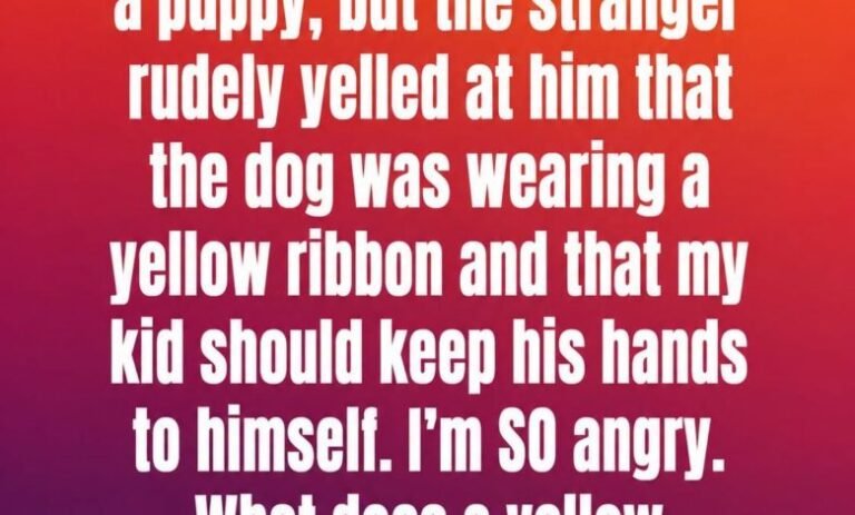 The Meaning Behind a Yellow Ribbon on a Dog Collar and Why It Matters