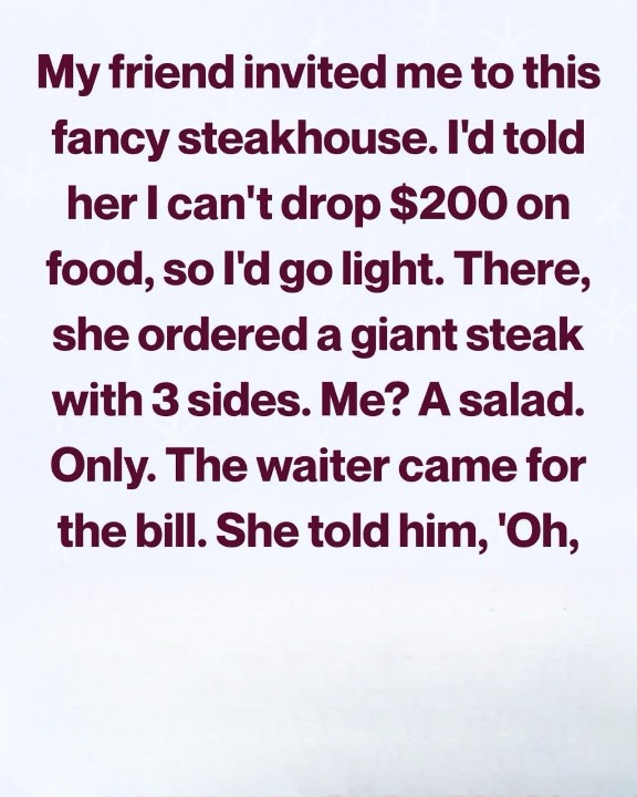 She Invited Me to an Expensive Restaurant and Expected Me to Split the Bill — What I Did Next Quietly Redefined the Entire Evening and Made One Thing Perfectly Clear About Boundaries and Self-Respect