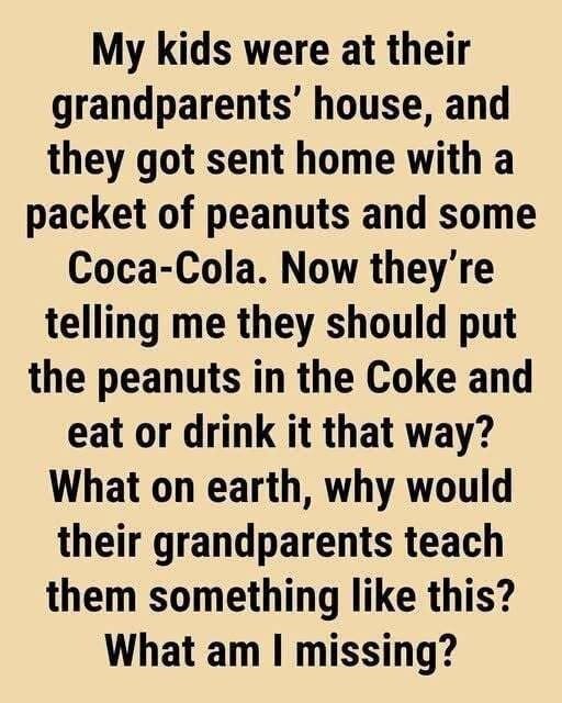 The Glass Bottle Secret, Why Thousands Of People Are Putting Peanuts In Their Coke