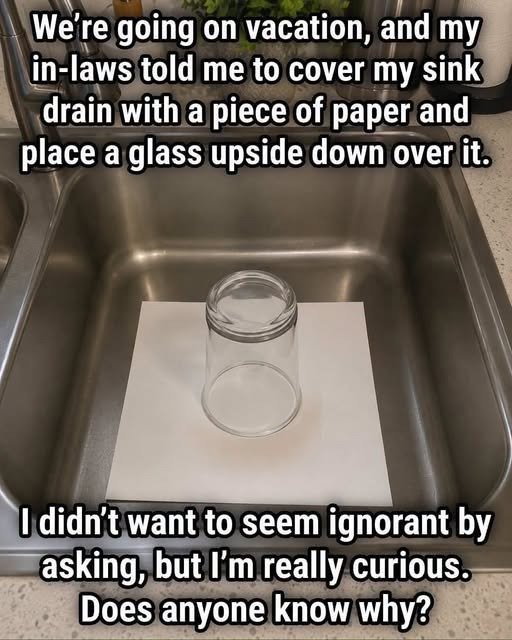The Surprising Reason Some People Cover Their Sink Before Leaving Home