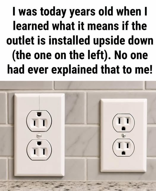 Why Some Wall Outlets Are Installed Upside Down See Here