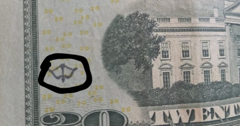 Why Some U.S. Bills Have a Bow and Arrow Mark?
