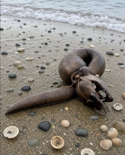 This morning, I was walking on the beach with