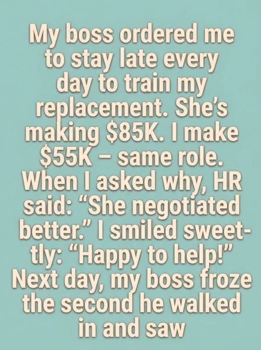 I Was Asked to Train My Higher-Paid Replacement — So I Taught My Boss an Unexpected