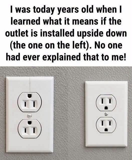 Why Are Some Wall Outlets Installed Upside Down See Reason Here