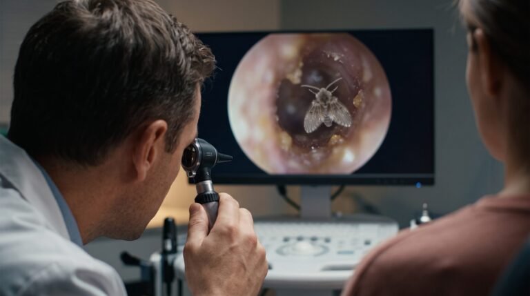 😱 Strange Creatures Inside the Ear? What Could This Shocking Image Reveal?