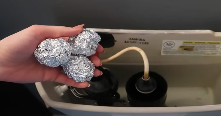 Aluminum Foil in Toilet Tank: What Does it Do? See Here