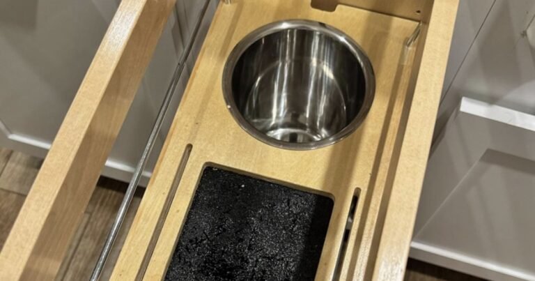 What Are Those Black Inserts in a Pull-Out Cabinet?